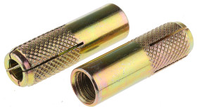 Kotwa wpuszczana dł 50mm M12 Stalowe Ø 15mm RS PRO Kotwa