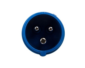 Wtyczka przenośna 16A 3P 230V niebieska IP44 SHARK 013-6v