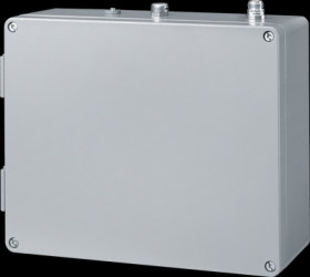 Aluminum enclosure, (L x W x H) 111 x 280 x 230 mm, gray (RAL 7001), IP68, 6NH3112-3BA00-1XX3