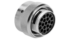 Rt0616-19Snh Złącze Okrągłe Wtyk Na Przewód 19Pin Żeński Bez Styków