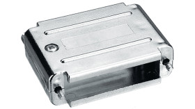 Osłona tylna D-Sub 15 -pinowe Tworzywo sztuczne Proste Encitech Connectors