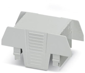 Upper part of housing, ABS/PC, (W x H x D) 35.1 x 74.65 x 36.95 mm, light gray, for enclosure, 1074870