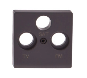 Simon 82 Pokrywa gniazda antenowego RD/TV/SAT grafit 82037-38