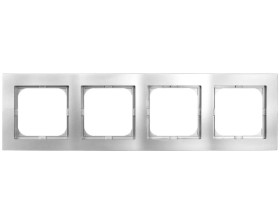 AS Ramka poczwórna srebro R-4G/18