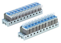 Płyta przyłączeniowa modułowa 12-drogowa Metryczne M5 x 0,8 0.8mm Jednostki metryczne SMC