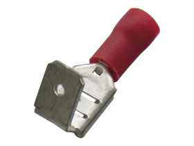 Nasuwka izolowana z odgałęzieniem 0,5-1,0/6,3x0,8 PVC czerwona 100szt. 260410 HAUPA