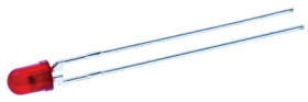 LED, THT, czerwona, 2-Pin, 14 V, 40°, Kingbright