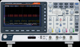 MSO-2204EA Digital Oscilloscope, 200 MHz, 4 channels, 16-bit logic analyzer