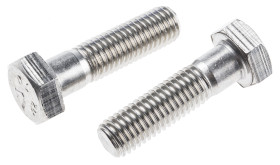 Śruba z łbem sześciokątnym gwint M12 45mm skok 1.75mm Stal nierdzewna Sześciokątny RS PRO