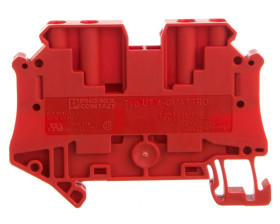 Złączka szynowa 4-przewodowa 4mm2 czerwona Ex UT 4-QUATTRO RD 3074460 /50szt./