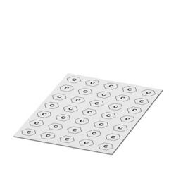 Etykieta zadrukowana tekst C 1Arkusze szt. Phoenix Contact Klej