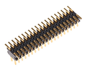 Złącze szpilkowe 40-pinowe FTE raster: 0.8 mm Prosty 2-rzędowe Samtec Powierzchnia Bez osłony