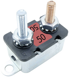 PARTS PTT C001-102-0111C2T350 Wyłącznik instalacyjny, 12 V/DC, 24 V/DC, 50 A, 25 A, 1 szt.