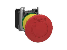Przycisk STOP awaryjny fi40 czerwony bez podświetlenia obrót metalowy XB4BS8442 SCHNEIDER ELECTRIC