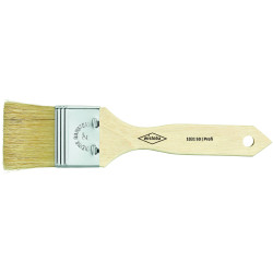 Wistoba 103120 Profi Flat Brush, Light Bristles, Wooden Handle
