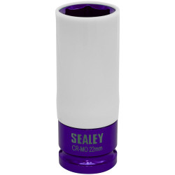 Sealey SX03022 Alloy Wheel Impact Socket 22mm 1/2&quot;Sq Drive