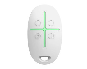 Dwukierunkowy bezprzewodowy pilot z przyciskiem alarmowym, kolor biały, AJAX