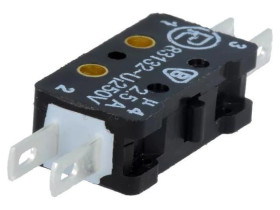 Mikroprzełącznik SNAP ACTION ON-(ON), 2,5A/250VAC 0,3A/220VDC 83 132 S