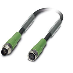 Przewód czujnik-siłownik Złącze A M8 liczba rdzeni 3 długość 2.5m Rodzaj A Męskie Złącze B M8