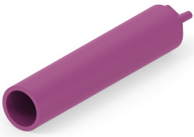 End connectorwith insulation, 0.3-6.0 mm², AWG 22 to 10, purple, 31.75 mm, 8-321519-1