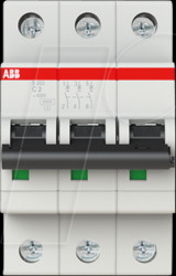 2CDS253001R0024 Circuit breaker, class C, 2 A, 3-pin