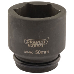 Draper Expert 05032 Expert 50mm 3/4&quot; Square Drive Hi-Torq&#xAE; 6 Point Impact Socket