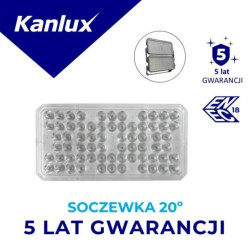 Soczewka FLS LENS 20D 20st. do modułowych naświetlaczy LED Kanlux STADER 38603