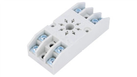 Gz8 Podstawka Pin: 8 10A 250Vac Na Panel Zaciski Śrubowe -40...70C