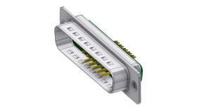 Złącze D-Sub 10-pinowe Męski Poziomy