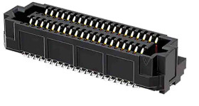 Gniazdo PCB 20 -pinowe 4 -rzędowe raster: 0.635mm Gniazdo o wysokiej gęstości Pionowy