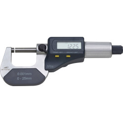 HELIOS PREISSER 0912502 Micrometer LCD 25-50mm 0.001mm DIN 863-1
