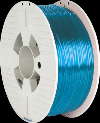 55056 PET-G filament - blue, transparent - 1,75 mm - 1 kg