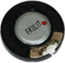 Miniature speaker, 8 Ω, 121 dB, 20 Hz to 2.2 kHz, black, LSF-27M/SC, 8 OHM