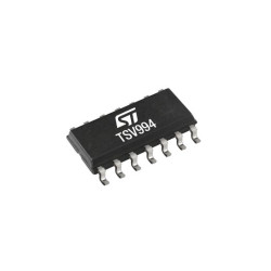 TSV994IYDT Wide bandwidth (20MHz) rail to rail input/output 5V CMOS Op-Amps, quad