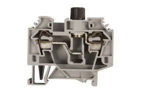 Złączka bezpiecznikowa 6mm2 szary 10A G 5x 20mm DIN 35mm 282-122