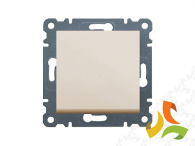 LUMINA Wyłącznik krzyżowy kremowy WL0031 HAGER