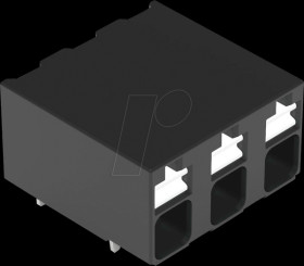 2086-3203 THR PCB terminal block, push-button, 1.5 mm², 3-pin