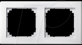 484219 M-SMART frame - 2-gang, polar white