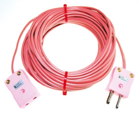Kabel termopary/przewód przedłużający N dł. 10m 7/0,2mm -10 → +105 °C PVC 2-żyłowy Nieekranowany