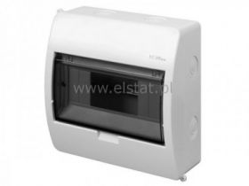 Skrzynka N8 rozdziel. natynk.+ szyb IP40 N+PE