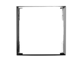 ARIA Ramka ozdobna do gniazd podwójnych srebro błyszczące RO-4U/67 OSPEL