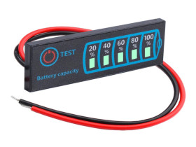 Moduł wskaźnika naładowania akumulatorów 5-30V JX-4615-A3