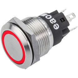 EAO 82-4151.1113 Series 82 Illuminated Pushbutton Momentary 16mm Red 12V