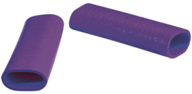Protection and insulating grommet, inside Ø 12 mm, L 50 mm, purple, PCR, -30 to 90 °C, 02010008008