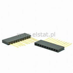 Złącze goldpin żeńskie do druku długie 10-pinów