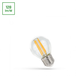 Żarówka LED kulka 4W E27 COG CLEAR NW WOJ+14335