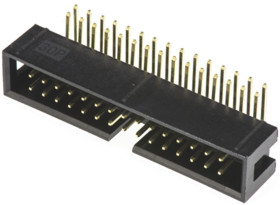 Wtyk PCB 30-pinowe raster: 2.54mm 2-rzędowe Amphenol Communications Solutions Przewlekany 3.0A