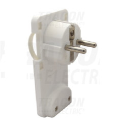 Wtyczka przyścienna płaska biała zu TCSDR TRACON