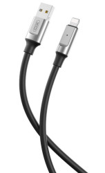 KABEL WTYK USB A - WTYK LIGHTNING (IPHONE) 1,0M 6A XO NB251 CZARNY (IPH-10-NB251B)