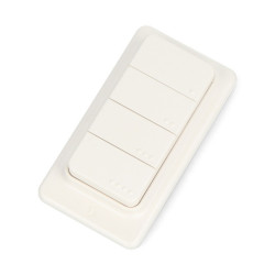 Shelly BLU RC Button 4 - pilot aktywacji akcji i scen - 4 przyciski - Bluetooth - biały